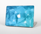 The Vector Shiny Blue Crystal Pattern Skin Set for the Apple MacBook Pro 13" with Retina Display