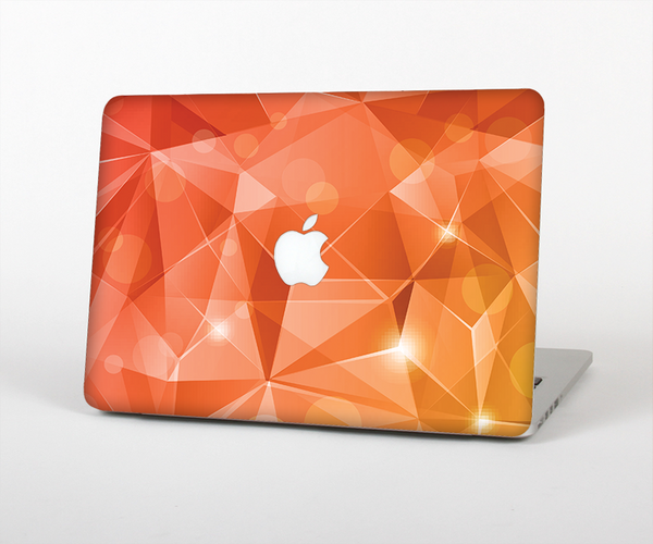 The Vector Shiny Coral Crystal Pattern Skin Set for the Apple MacBook Pro 15" with Retina Display