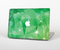The Vector Shiny Green Crystal Pattern Skin Set for the Apple MacBook Pro 13" with Retina Display