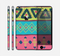 The Vector Sketched Yellow-Teal-Pink Aztec Pattern Skin for the Apple iPhone 6 Plus