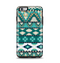 The Vector Teal & Green Aztec Pattern  Apple iPhone 6 Plus Otterbox Symmetry Case Skin Set