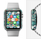 The Vector Teal & Green Aztec Pattern  Full-Body Skin Kit for the Apple Watch