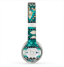 The Vector Teal & Green Aztec Pattern  Skin for the Beats by Dre Solo 2 Headphones