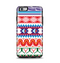 The Vector White-Blue-Red Aztec Pattern Apple iPhone 6 Plus Otterbox Symmetry Case Skin Set