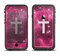 The Vector White Cross v2 over Glowing Pink Nebula Apple iPhone 6/6s LifeProof Fre Case Skin Set