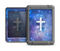 The Vector White Cross v2 over Space Nebula Apple iPad Air LifeProof Nuud Case Skin Set
