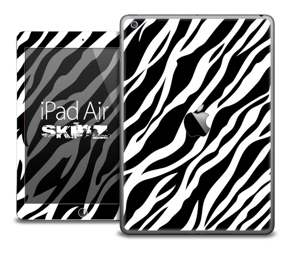 The Vector Zebra Print Skin for the iPad Air