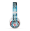 The Vibrant Blue Butterfly Plaid Skin for the Beats by Dre Studio (2013+ Version) Headphones