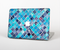 The Vibrant Blue Glow-Tiles Skin Set for the Apple MacBook Pro 15" with Retina Display
