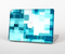 The Vibrant Blue HD Blocks Skin Set for the Apple MacBook Pro 13" with Retina Display
