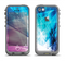 The Vibrant Blue and Pink HD Shards Apple iPhone 5c LifeProof Fre Case Skin Set