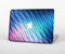 The Vibrant Blue and Pink Neon Interlock Pattern Skin Set for the Apple MacBook Pro 13" with Retina Display