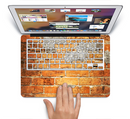 The Vibrant Brick Wall Skin Set for the Apple MacBook Pro 13" with Retina Display