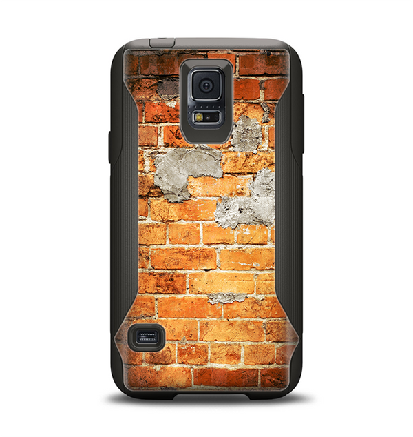 The Vibrant Brick Wall Samsung Galaxy S5 Otterbox Commuter Case Skin Set