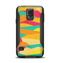 The Vibrant Bright Colored Connect Pattern Samsung Galaxy S5 Otterbox Commuter Case Skin Set