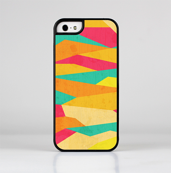 The Vibrant Bright Colored Connect Pattern Skin-Sert for the Apple iPhone 5-5s Skin-Sert Case