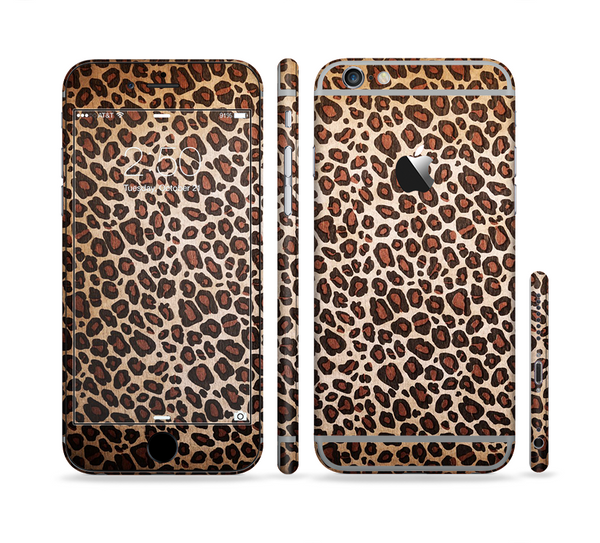 The Vibrant Cheetah Animal Print V3 Sectioned Skin Series for the Apple iPhone 6