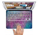 The Vibrant Colored Abstract Cells Skin Set for the Apple MacBook Pro 13" with Retina Display