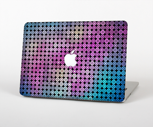 The Vibrant Colored Abstract Cells Skin Set for the Apple MacBook Pro 13" with Retina Display