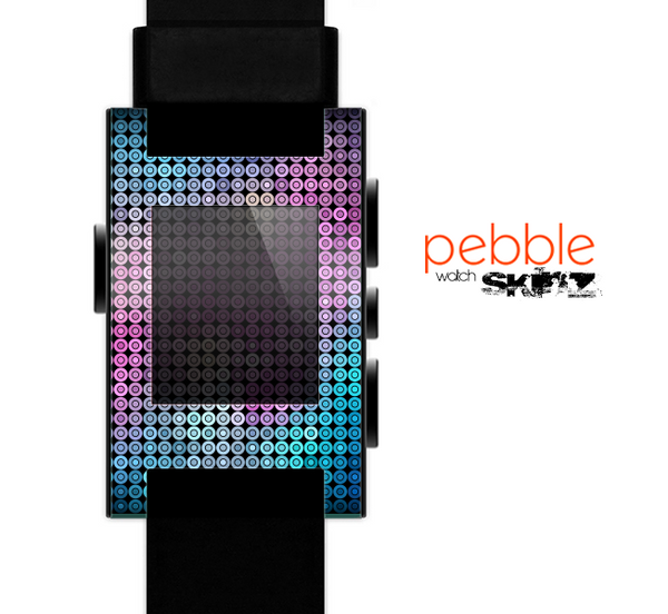 The Vibrant Colored Abstract Cells Skin for the Pebble SmartWatch