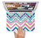 The Vibrant Colored Chevron Pattern V3 Skin Set for the Apple MacBook Pro 13" with Retina Display