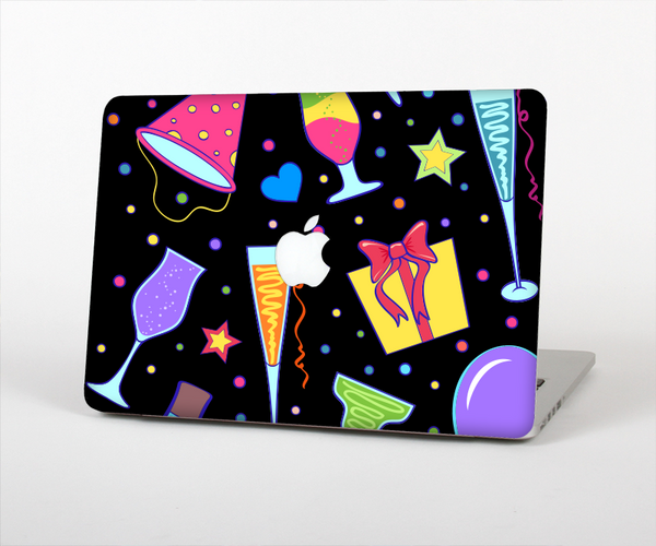 The Vibrant Colored Cocktail Party Skin Set for the Apple MacBook Pro 15" with Retina Display