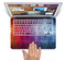 The Vibrant Colored Lined Surface Skin Set for the Apple MacBook Pro 13" with Retina Display