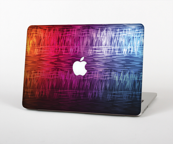 The Vibrant Colored Lined Surface Skin Set for the Apple MacBook Pro 15" with Retina Display