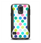 The Vibrant Colored Polka Dot V1 Samsung Galaxy S5 Otterbox Commuter Case Skin Set
