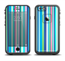 The Vibrant Colored Stripes Pattern V3 Apple iPhone 6 LifeProof Fre Case Skin Set