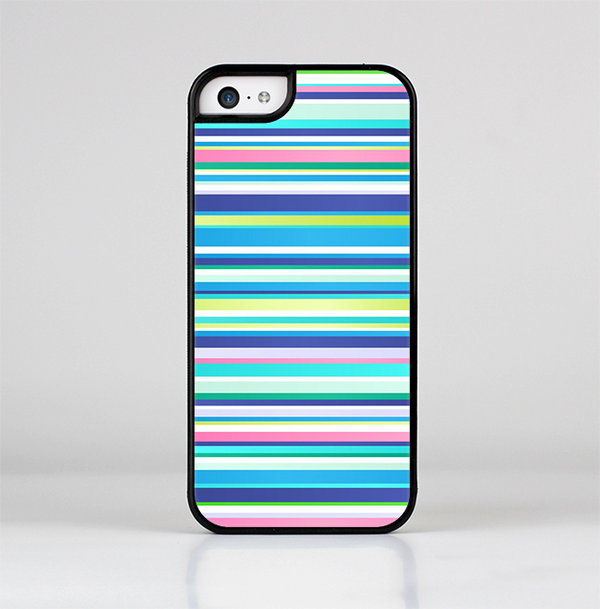 The Vibrant Colored Stripes Pattern V3 Skin-Sert for the Apple iPhone 5c Skin-Sert Case
