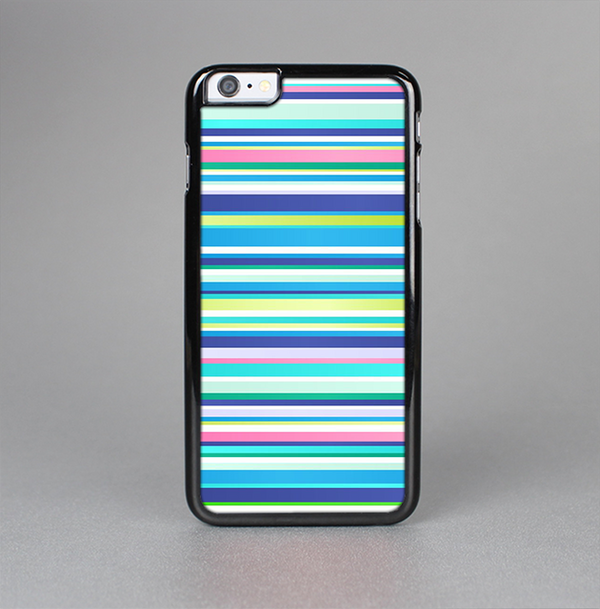 The Vibrant Colored Stripes Pattern V3 Skin-Sert for the Apple iPhone 6 Skin-Sert Case