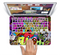 The Vibrant Colored Vector Graffiti Skin Set for the Apple MacBook Pro 13" with Retina Display