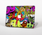 The Vibrant Colored Vector Graffiti Skin Set for the Apple MacBook Pro 13" with Retina Display