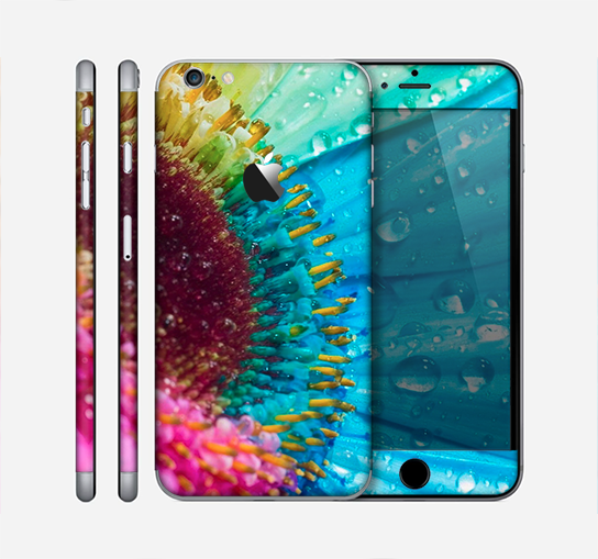 The Vibrant Colored Wet Flower Skin for the Apple iPhone 6 Plus