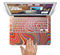 The Vibrant Colorful Swirls Skin Set for the Apple MacBook Pro 13" with Retina Display