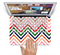 The Vibrant Fall Colored Chevron Pattern Skin Set for the Apple MacBook Pro 15" with Retina Display
