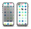 The Vibrant Fun Colored Pattern Hoops Inverted Polka Dot Apple iPhone 5c LifeProof Fre Case Skin Set