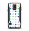 The Vibrant Fun Colored Pattern Hoops Inverted Polka Dot Samsung Galaxy S5 Otterbox Commuter Case Skin Set
