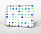 The Vibrant Fun Colored Pattern Hoops Inverted Polka Dot Skin Set for the Apple MacBook Pro 15" with Retina Display