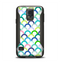 The Vibrant Fun Colored Pattern Hoops Samsung Galaxy S5 Otterbox Commuter Case Skin Set