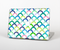 The Vibrant Fun Colored Pattern Hoops Skin Set for the Apple MacBook Pro 15" with Retina Display