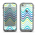 The Vibrant Fun Colored Pattern Swirls Apple iPhone 5c LifeProof Fre Case Skin Set