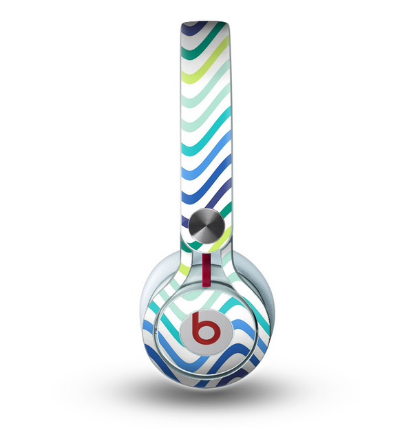 The Vibrant Fun Colored Pattern Swirls Skin for the Beats by Dre Mixr Headphones