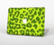 The Vibrant Green Cheetah Skin Set for the Apple MacBook Pro 15" with Retina Display