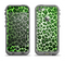 The Vibrant Green Leopard Print Apple iPhone 5c LifeProof Fre Case Skin Set