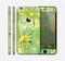 The Vibrant Green Outlined Floral Skin for the Apple iPhone 6 Plus