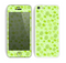 The Vibrant Green Paw Prints Skin for the Apple iPhone 5c