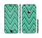 The Vibrant Green Sharp Chevron Pattern Sectioned Skin Series for the Apple iPhone 6 Plus