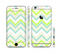 The Vibrant Green Vintage Chevron Pattern Sectioned Skin Series for the Apple iPhone 6